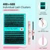 Picture of VAVALASH Lash Clusters Kit 40D+60D 10-16mm Cluster Lashes Wispy Volume Individual Lashes, Lash Bond and Seal Glue, Lash Tweezer for DIY Lash Extension at Home (40D+60D-10-16MIX-KIT)