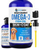 Picture of Omega 3 Fish Oil for Dogs - Better Than Salmon Oil for Dogs - Dog Fish Oil Supplement for Shedding, Allergy, Itch Relief - Supports Dry Skin, Joints - Dog Skin and Coat Supplement - Fish Oil Liquid