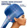 Picture of Granteva Hair Dryer Bonnet w/A Headband Integrated That Reduces Heat Around Ears & Neck - Blow Dryer Attachment for Hair Dryer, Speeds Up Drying Time