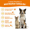 Picture of Wild Alaskan Salmon Oil Formula for Dogs & Cats - Omega 3 Skin & Coat Support - Liquid Food Supplement for Pets - Natural EPA + DHA Fatty Acids for Joint Function, Immune & Heart Health 8.5oz