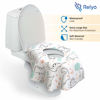 Picture of Toilet Seat Covers Disposable - 20 Pack - Waterproof, Ideal for Kids and Adults - Extra Large, Individually Wrapped for Travel, Toddlers Potty Training in Public Restrooms (Dinosaurs, 20)