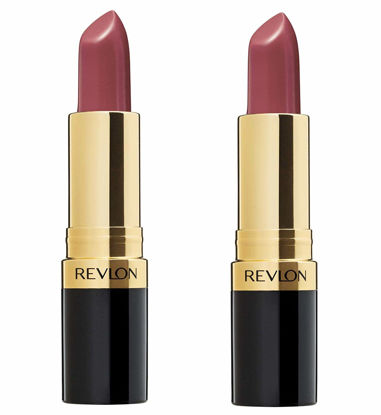 Picture of Revlon Super Lustrous Lipstick with Vitamin E and Avocado Oil, Cream Lipstick in Pink, 415 Pink in the Afternoon, 0.15 oz (Pack of 2)