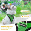 Picture of rabbitgoo Cat Harness and Leash for Walking, Escape Proof Soft Adjustable Vest Harnesses for Cats, Easy Control Breathable Reflective Strips Jacket, Grass Green, XXS