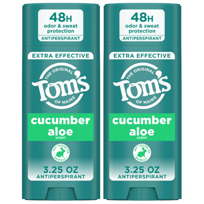 Picture of Tom's of Maine Cucumber Aloe Antiperspirant for Women and Men, 3.25 oz, 2-Pack