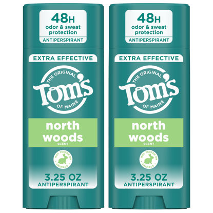 Picture of Tom’s of Maine North Woods Antiperspirant for Men and Women, With Recycled Aluminum, 3.25 oz, 2-Pack