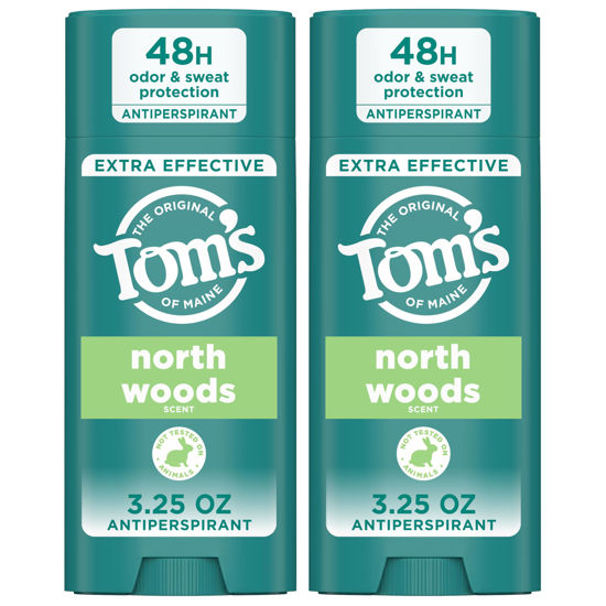 Picture of Tom’s of Maine North Woods Antiperspirant for Men and Women, With Recycled Aluminum, 3.25 oz, 2-Pack