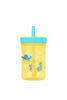 Picture of Contigo Kids’ Leighton Straw Tumbler with Spill-Proof Leak-Proof Lid, 14oz, Pineapple/Dinos