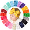 Picture of doboi 20pcs Baby Girls Bows Headbands Nylon Hairbands Ribbon Bow Elastic Hair Accessories for Newborns Infants Toddlers and Kids