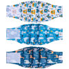 Picture of CuteBone Dog Diapers Male Washable Belly Band for Male Dogs Wraps 9pcs a Pack DM43S