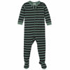 Picture of Gerber Baby Boys' 2-Pack Footed Pajamas, Bear Green Stripes White, 2T