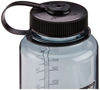 Picture of Nalgene Sustain Tritan BPA-Free Water Bottle Made with Material Derived From 50% Plastic Waste, 32 OZ, Wide Mouth, Gray w/ Black Lid