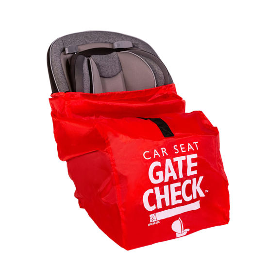 Picture of J.L. Childress Gate Check Bag - Air Travel Bag - Fits Convertible Car Seats, Infant carriers & Booster Seats, Red