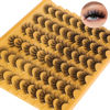 Picture of False Eyelashes 30 Pairs Faux Mink Lashes Fluffy Volume Wholesale Eyelashes Wispy Strip Lashes Cat Eye Fake Lashes 6 Styles Multipack by ALICE