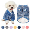 Picture of Dog Sweater, Dog Clothes, Dog Coat, Dog Jacket for Small or Medium Dogs Boy or Girl, Ultra Soft and Warm Cat Pet Sweaters (Steel Blue, X-Small)