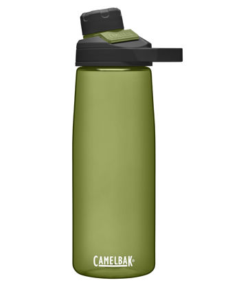 Picture of CamelBak Chute Mag BPA Free Water Bottle with Tritan Renew - Magnetic Cap Stows While Drinking, 25oz, Olive