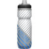 Picture of CamelBak Podium Chill Insulated Bike Water Bottle - Easy Squeeze Bottle - Fits Most Bike Cages - 21oz, Grey Blue Stripe