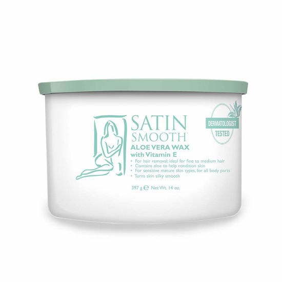 Picture of Satin Smooth Aloe Vera Hair Removal Wax 14oz.