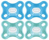 Picture of MAM Comfort Baby Pacifier, 100% Lightweight Silicone, 0-3 Months, Baby Boy (Pack of 4)