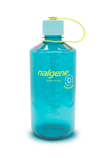 Picture of Nalgene Sustain Tritan BPA-Free Water Bottle Made with Material Derived from 50% Plastic Waste, 32 OZ, Narrow Mouth