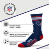 Picture of For Bare Feet NFL 4 Stripe Deuce Crew Sock, Houston Texans, Medium