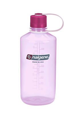 Picture of Nalgene Sustain Tritan BPA-Free Water Bottle Made with Material Derived from 50% Plastic Waste, 32 OZ, Narrow Mouth, Cosmo