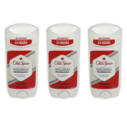 Picture of Old Spice High Endurance Anti-Perspirant & Deodorant, Original 3 oz (Pack of 3)