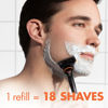 Picture of Gillette Fusion5 Razor Refills for Men, 4 Razor Blade Refills