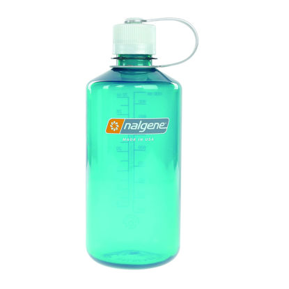 Picture of Nalgene Sustain Tritan BPA-Free Water Bottle Made with Material Derived from 50% Plastic Waste, 32 OZ, Narrow Mouth, Trout