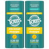 Picture of Tom’s of Maine Coconut Mango Natural Deodorant for Women and Men, Aluminum Free, 3.25 oz, 2-Pack