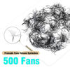 Picture of VAVALASH 500 Fans Premade Fans Eyelash Extensions 9-16mm Length Premade lash Fans 5D 6D 7D 8D 10D 12D 14D Handmade Promade Loose Fans Thin Base Premade Volume Lash Extension(6D-0.07-C-14mm)