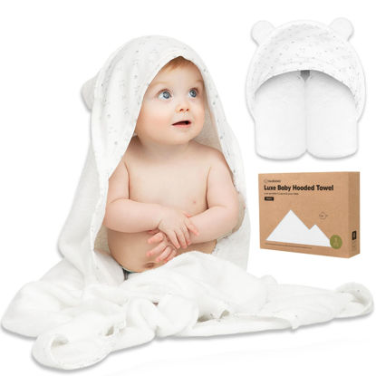 Picture of KeaBabies Baby Hooded Towel - Viscose Derived from Bamboo Baby Towel, Toddler Bath Towel, Infant Towels, Large Hooded Towel, Organic Baby Towels with Hood for Girls, Babies, Newborn Boys(KeaStory)