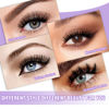 Picture of Lash Clusters MIX 4 Styles 288 Individual Lashes DIY Eyelashes Extension 10-18 Mix Eyelash Clusters 3D Fluffy Cluster Lashes Extension DIY at Home(DP02,10-18MIX)