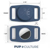 Picture of Pup Culture (2 Pack) AirTag Dog Collar Holder - Durable and Protective Dog Collar AirTag Holder- Track Your Pet Using Apple AirTag Technology