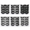 Picture of Wholesale False Eyelashes 30 Pairs 17-20MM Faux Mink Fake Eyelashes Thick Volume Lashes 6 Styles Mixed Eyelashes Pack