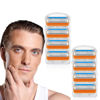 Picture of 8 PCS Razor Blade Refills for Shaving Razors