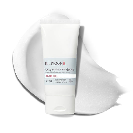 Picture of Illiyoon Ceramide ATO Cream (2.53 Fl oz, 75ml) Korean Moisturizer for Dry & Sensitive Skin, Hydrating Care, Gentle for Infants and Adults, Not Tested on Animals, No Parabens, Korean Skincare