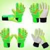 Picture of Jalunth Soccer Goalkeeper Goalie Gloves Kids Youth Goal Keeper Field Player Glove Boys Girls Ages 7-8 Years Old Anti-Slip Latex Palm Soft Pu Hand Back Green Size 6