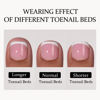 Picture of btartboxnails YCOATTIPS Toe Nail Tips - Red Press On Toenails for Women, 160 Pcs 16 Sizes Soft Gel Toe Nail Press Ons, Soak Off Acrylic Fake Toe Nail Extensions