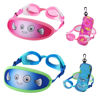 Picture of RUIGAO 2PK Toddler Goggles 2/3/4/5/6 Yr old, Toddler Goggles No Hair Pull, Unicorn Rainbow Swimming Goggles Girl