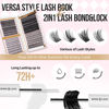 Picture of LASHVIEW Lash Clusters Kit D Curl Eyelash Extension Clusters with Lash Bond and Seal Natural Look Cluster Lashes Extensions Super Thin Band & Soft Cluster Lashes Reusable 9-16mm MIX(style3&5&56D&H15)