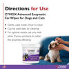 Picture of Zymox Advanced Enzymatic Ear Wipes for Dogs and Cats - for Dirty, Waxy, Smelly Ears - Premium Strength Ear Cleaner Wipes - Non-Irritating - Hypoallergenic - 100 ct