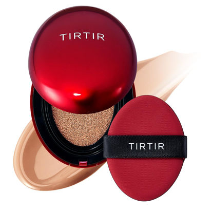 Picture of TIRTIR Mask Fit Red Cushion Foundation | Japan's No.1 Choice for Glass skin, Long-Lasting, Lightweight, Buildable Coverage, Semi-Matte (33C Hazel, 0.63 Fl Oz (Pack of 1))