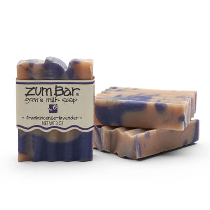 Picture of Zum Bar Goat's Milk Soap - Frankincense-Lavender - 3 oz (3 Pack)