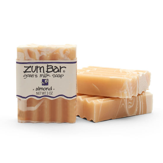 Picture of Zum Bar Goat's Milk Soap - Almond - 3 oz (3 Pack)