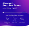 Picture of Zum Bar Goat's Milk Soap - Almond - 3 oz (3 Pack)