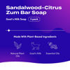 Picture of Zum Bar Goat's Milk Soap - Sandalwood-Citrus - 3 oz (3 Pack)