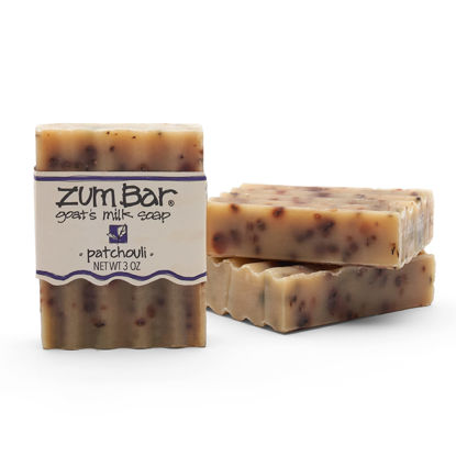 Picture of Zum Bar Goat's Milk Soap - Patchouli - 3 oz (3 Pack)