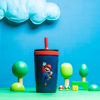 Picture of Zak Designs The Super Mario Bros. Movie Kelso Toddler Cups For Travel or At Home, 12oz Vacuum Insulated Stainless Steel Sippy Cup With Leak-Proof Design is Perfect For Kids (Mario)