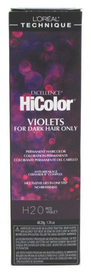 Picture of Loreal Excel Hicolor H20 Tube Red Violet 1.74oz (2 Pack)