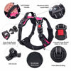 Picture of PoyPet No Pull Dog Harness, No Choke Front Lead Dog Reflective Harness, Adjustable Soft Padded Pet Vest with Easy Control Handle for Small to Large Dogs(Pink,S)